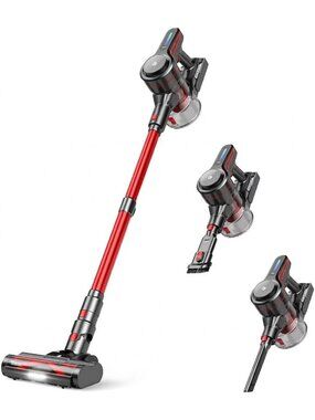 Lightweight Cordless Stick Vacuum Cleaner - 45kPa Suction, 45-Min Run